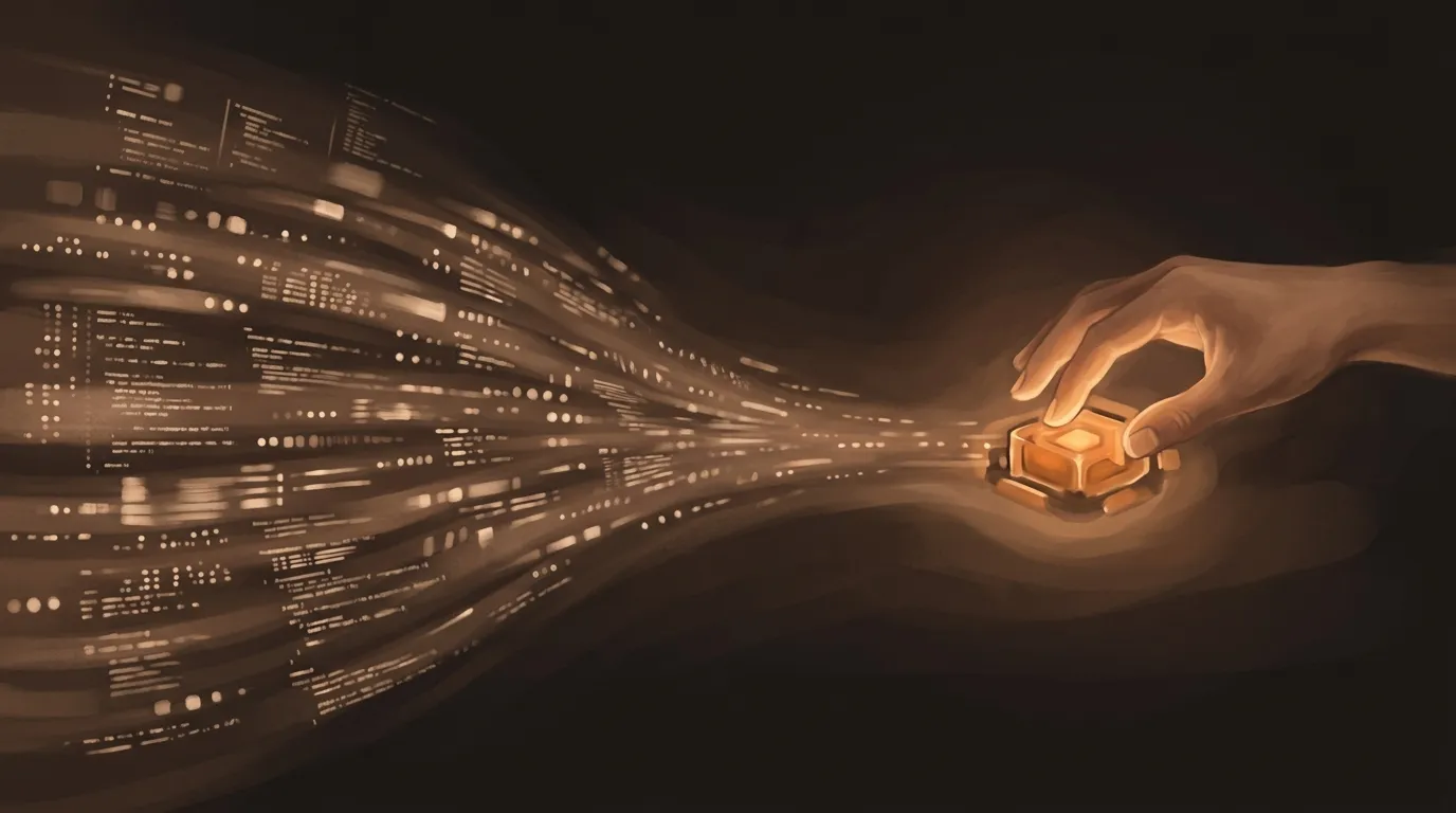 AI handling high-volume zone-one work while humans focus carefully on high-value zone-two decisions